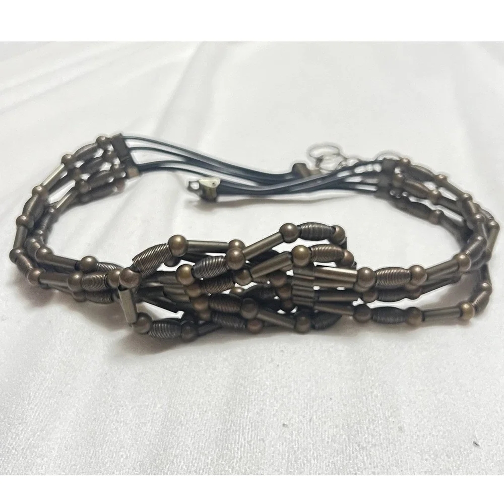 Women's Bohemian Style Multi‎ Strand Adjustable Belt With Beads & Springs